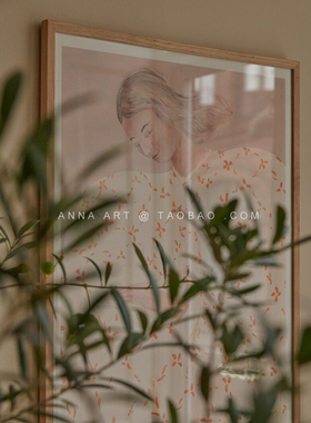 ANNA丹麦设计Sofia Lind艺术海报北欧客厅卧室餐厅家居装饰画画芯