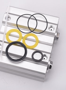 SDA薄型气缸维修包密封圈气动SDA配件O型防尘圈活塞圈全套气缸