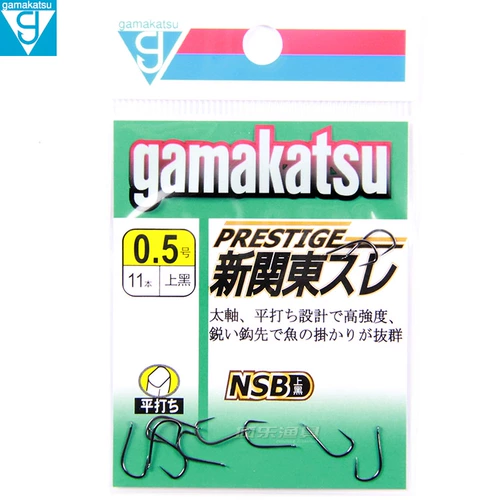 Гамакацу, Япония Гамакацу Gamaka Fish Hook A1 Shin Kong Kanto Black Red, Black Red, без липлива.