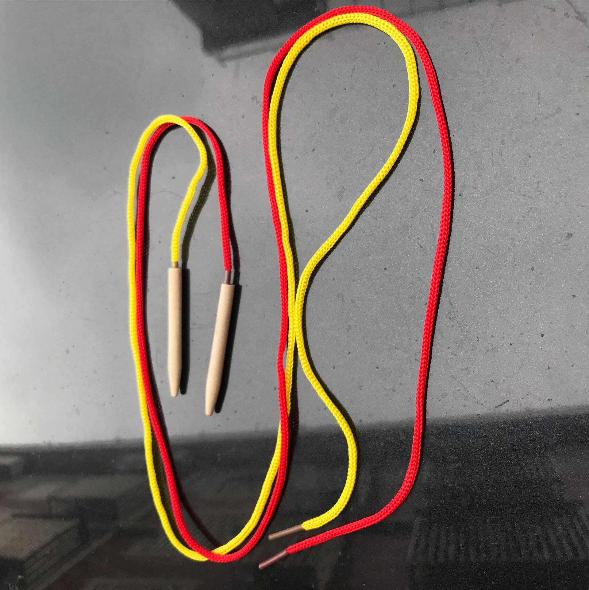 儿童木质串珠配件绳子木头数字