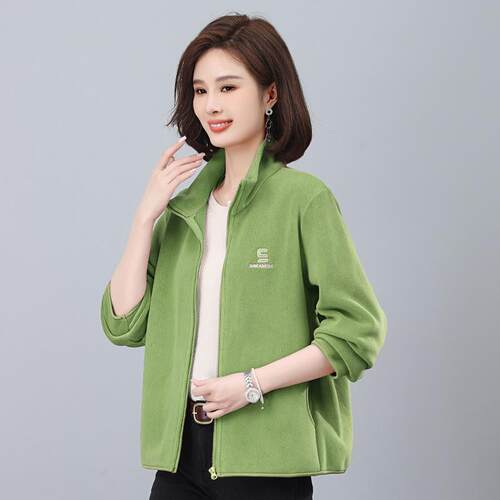 奥粒绒外套女秋冬季保暖开衫