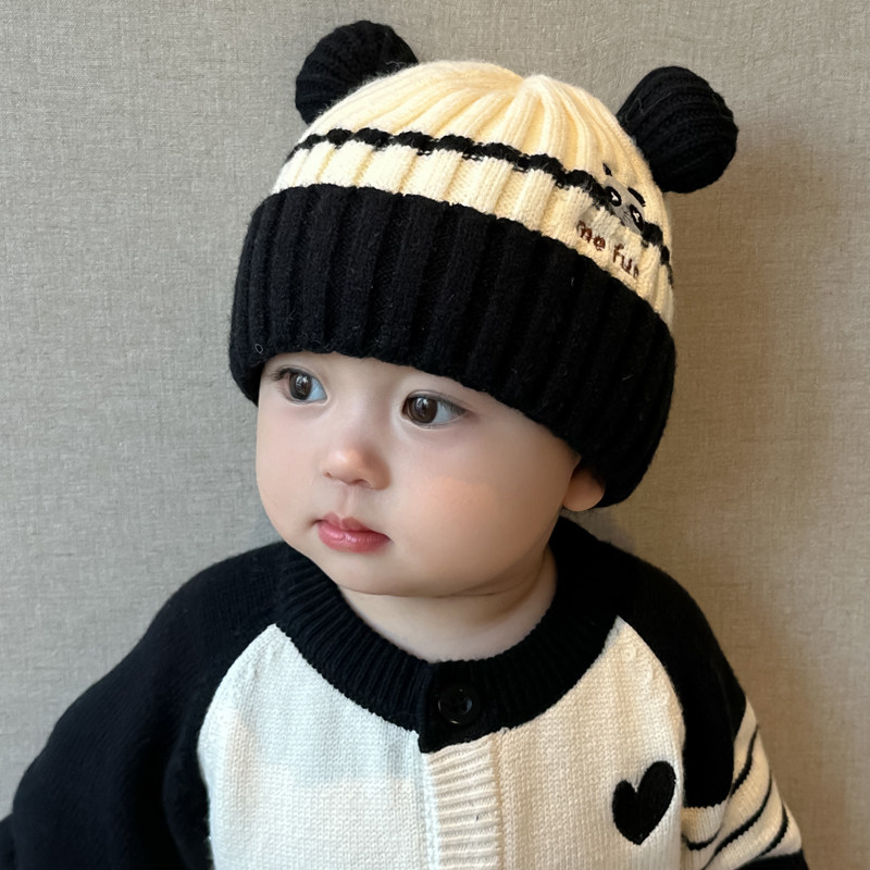 冬季6到12个月婴儿帽子男童冬天1岁宝宝保暖秋冬儿童男孩2025新款