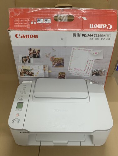 二手佳能TS3480打印机学生家用手机彩色喷墨无线wifi复印扫描一体