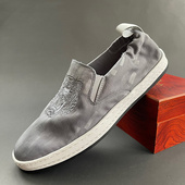 透气男士 冰丝布鞋 鞋 百搭男式 夏季 一脚蹬开车懒人鞋 子男潮鞋 休闲鞋