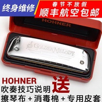 German Hohner Golden Melody 10 ten hole blues harmonica