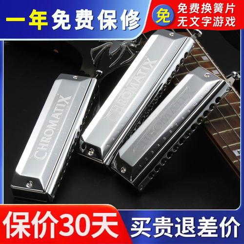 suzuki铃木c调defgab半音阶口琴