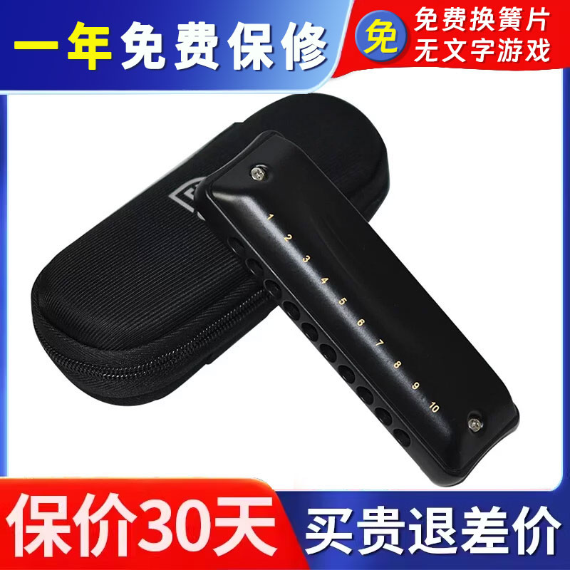 新手入门10孔口琴嘉德瑞带低音6