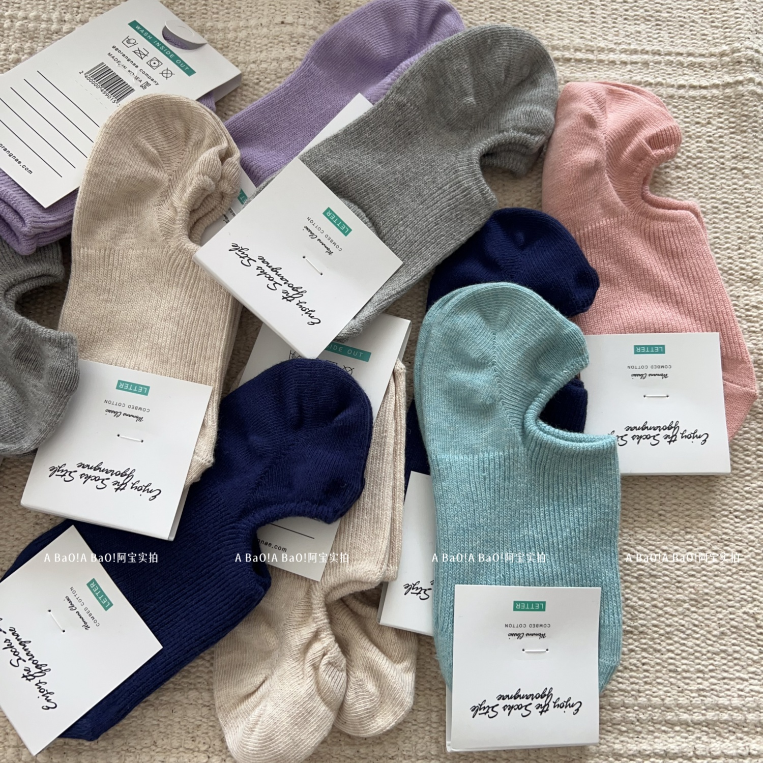 特价韩国ggorangnae船袜 5双包邮 韩国东大门进口船袜女袜