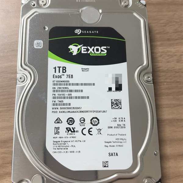 议价-希捷1TB企业级机械硬盘 Exos 7E8 ST1000NM