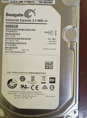 议价-华为拆机 6T SAS 02311FNH 7.2K服务器硬盘