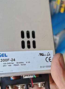 议价-PBA300F-24开关电源24V 14A日本科索COSEL