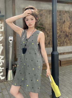 【夏款有货】数据好 小碎花无袖休闲连体裤B208-9031-P125K178