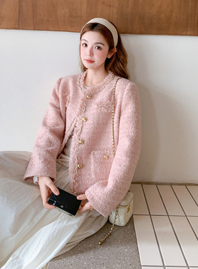 【新款首发】粉色气质风小香外套B208-268002-P160-K279