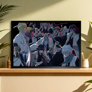 死神BLEACH木质拼图动漫周边手工益智玩具礼物1000片有框超大加厚