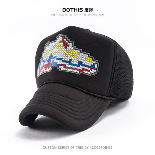 度得设计秋冬季高顶时尚风货车帽