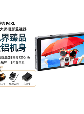 富威德P6XL内置电池1200尼特导演外接4K高清触摸屏摄影微单反相机