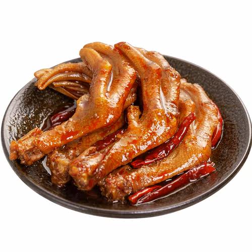 衢记礼品鸭掌6只包装休闲卤味