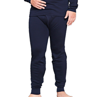 雅鹿男士秋裤纯棉加肥加大码宽松打底裤胖子德绒保暖裤男加绒加厚