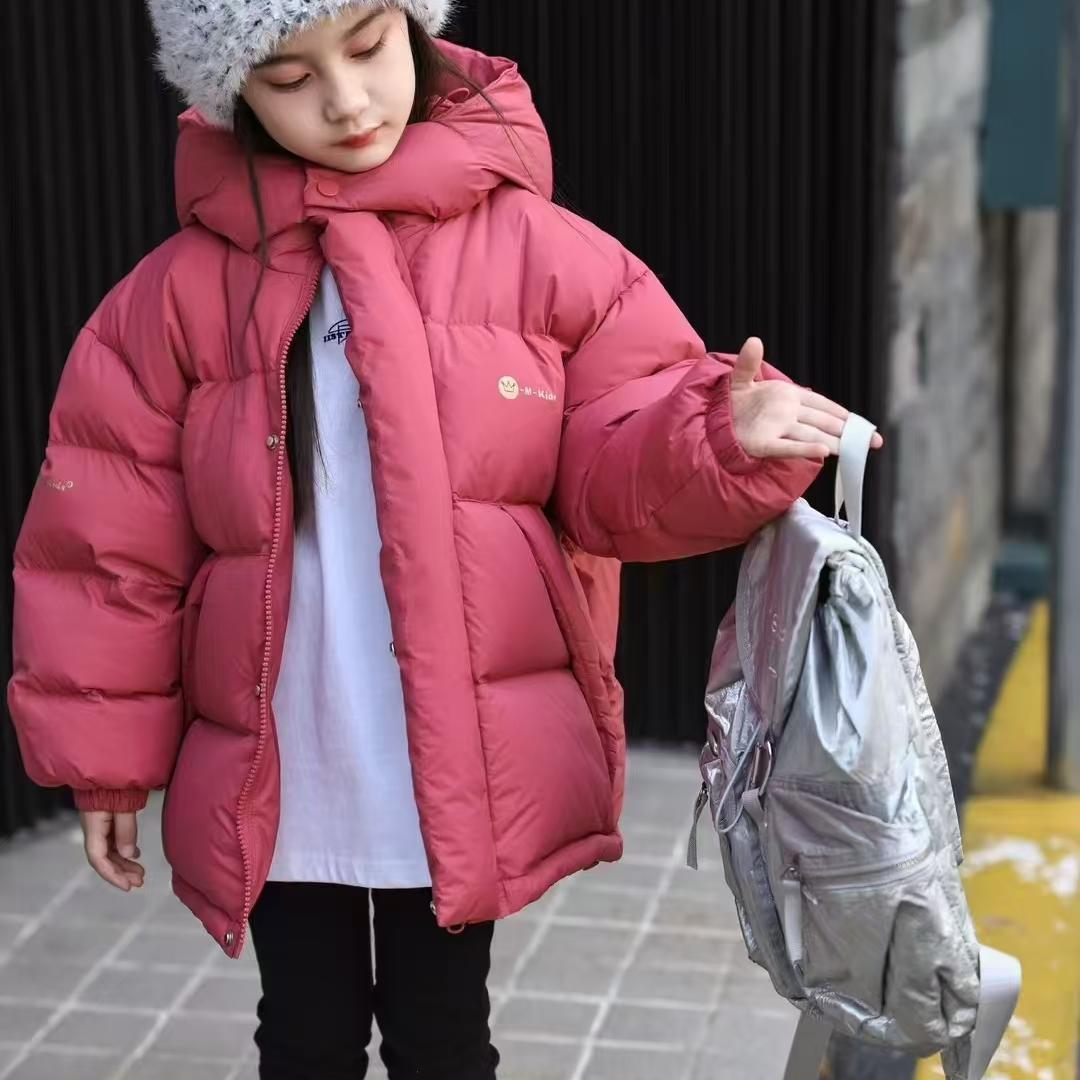 韩版新款女童加厚羽绒服
