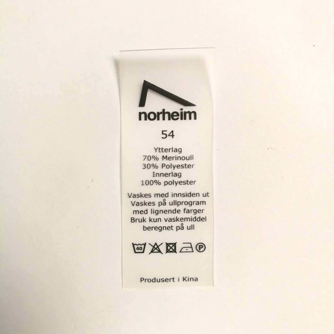 印刷 tpu pvc透明磨砂胶片水洗标 tpu反光标 tpu转印烫标