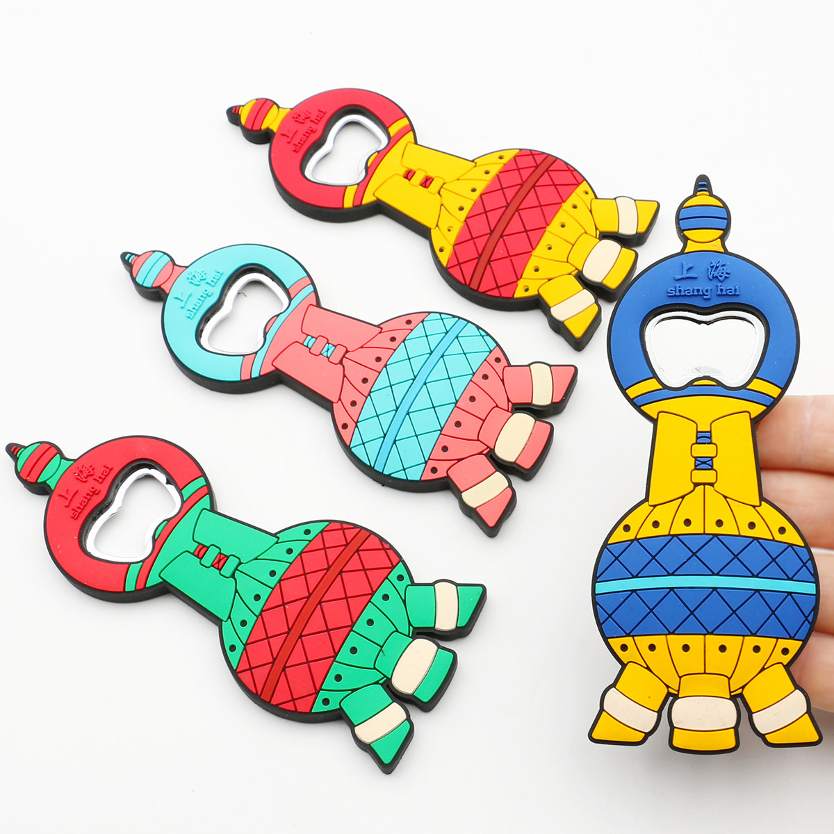 上海东方明珠塔开瓶器冰箱贴文创可爱创意加厚磁性贴旅游纪念礼品