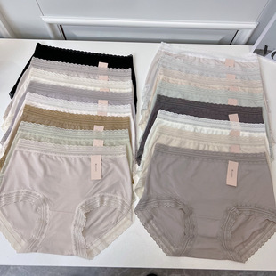 little skirt 小蓝裙A002高支莫代尔舒适简约纯色中腰女生内裤 新品