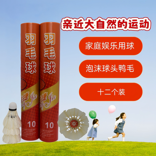 胜捷10羽毛球12个装羽毛球