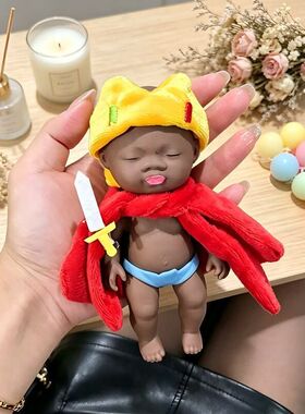 14cm'娜塔莎娃衣大号国王娃衣衣服公主可爱睡衣换装黑人衣服批发