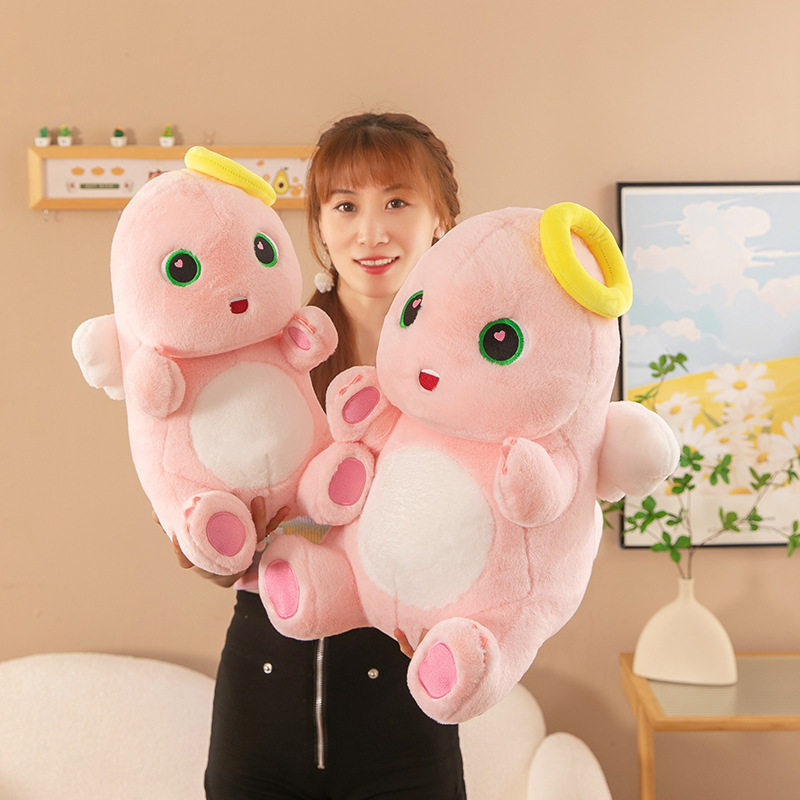 天使奶龙毛绒玩具公仔可爱粉色小恐龙玩偶布娃娃抱枕女生生日礼物