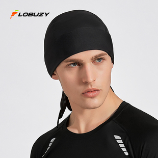 海盗头巾男帽子运动跑步健身透气吸汗薄款骑行防晒户外防晒包头帽