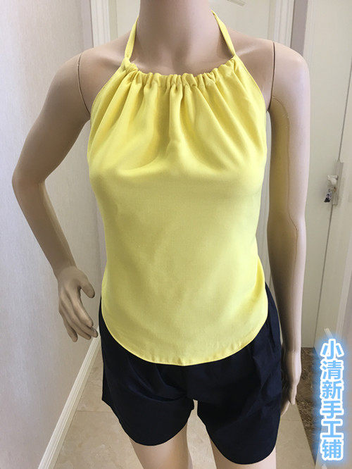 春夏新款 双层棉绸纯色性感成人女士肚兜 打底吊带 内衣人造棉