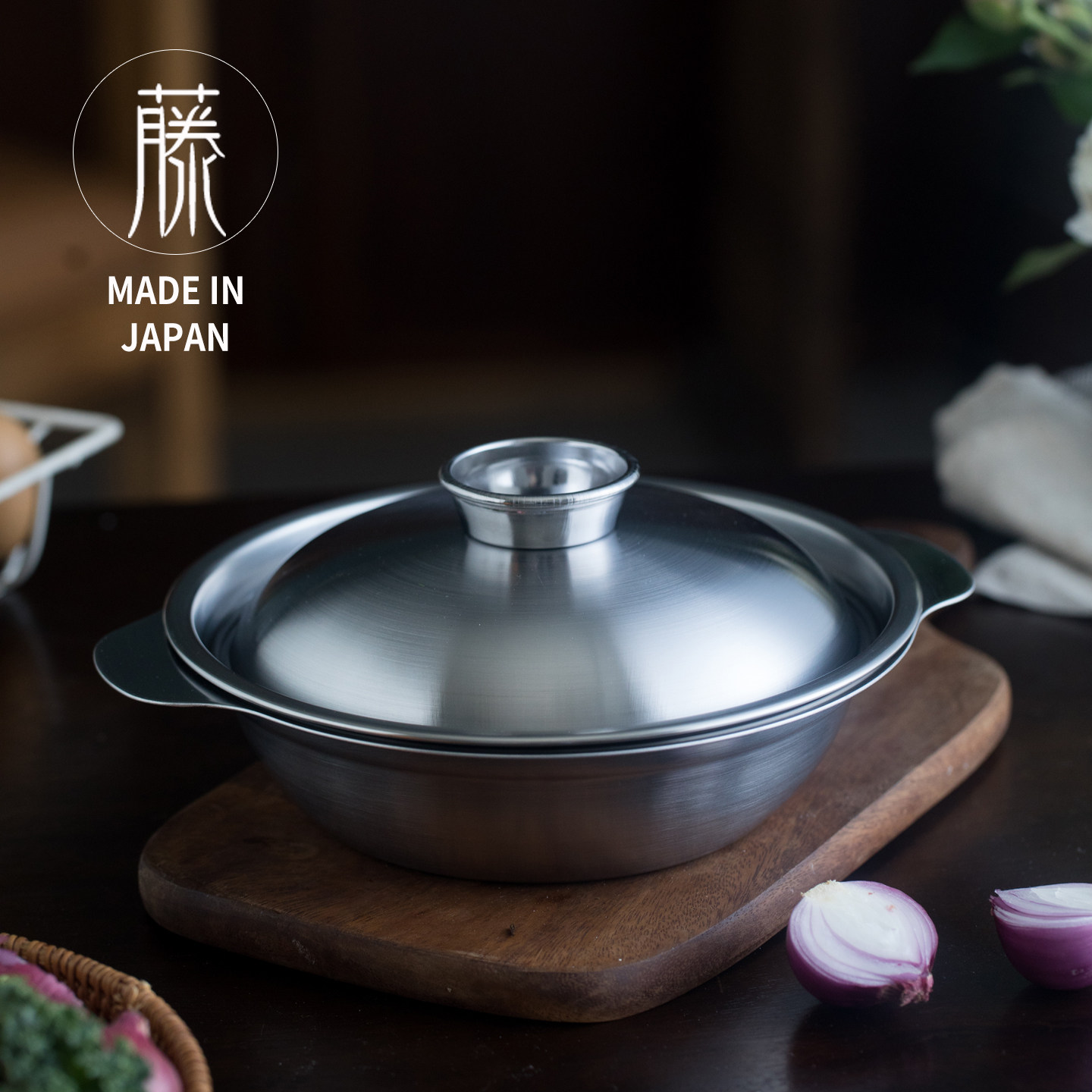 全能好锅。日本进口下村不锈钢多功能蒸锅汤锅煮锅火锅燃气电磁炉