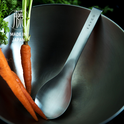 日本分餐勺子滑落创意不锈钢