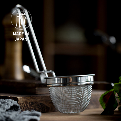 日本原装进口漏勺下村18-8不锈钢