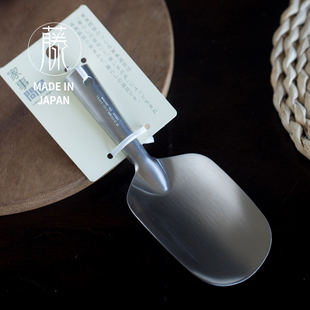 多功能。日本进口家事问屋不锈钢18-8冰铲面粉铲坚果燕麦铲子家用