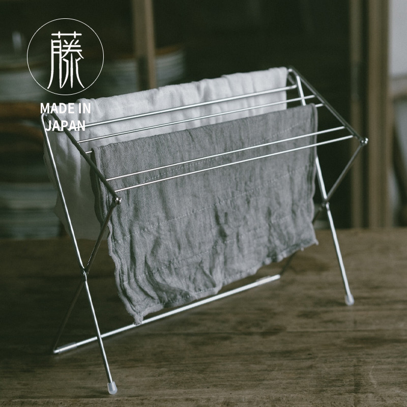 日本制原装进口不锈钢厨房台面抹布沥水架架凉毛巾免打孔可折叠,厨房/烹饪用具,抹布架/厨房清洁收纳架,淘宝优惠券,粉丝福利购,淘宝优惠卷