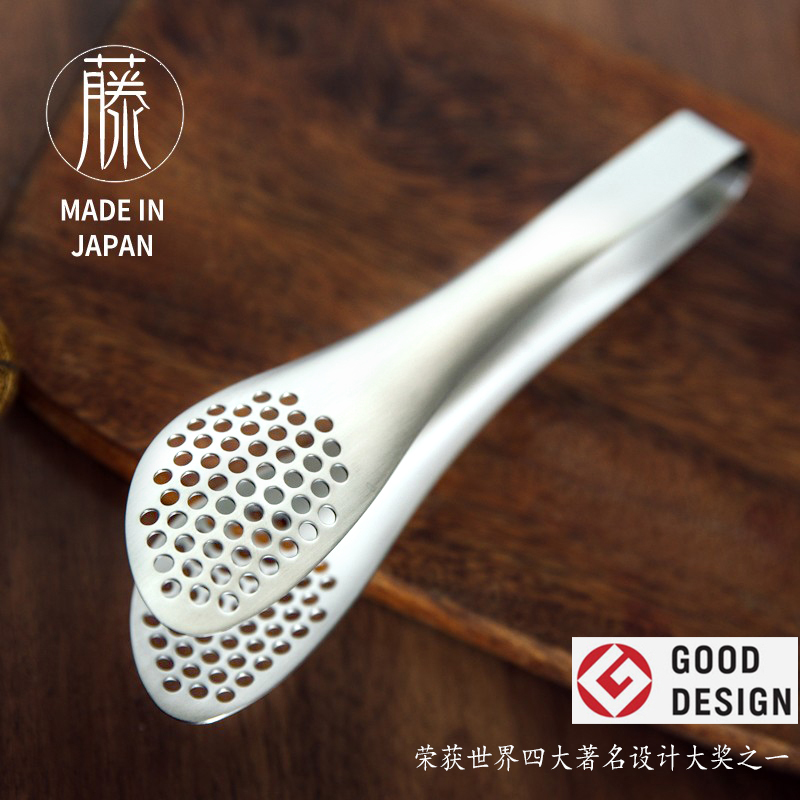 【正品】日本制柳宗理夹子不锈钢304牛排夹 西餐夹 烧烤夹 意面夹
