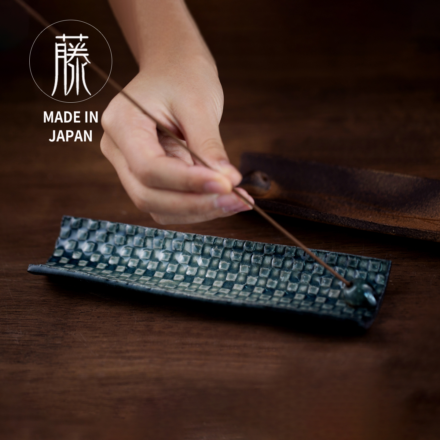 日本制原装进口陶瓷线香香插