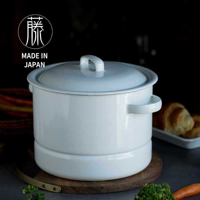 日本進口野田琺瑯湯鍋蒸鍋