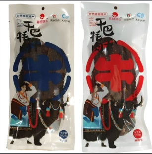 甘孜特产理塘鹏飞牦牛肉干巴牦牛肉200克一袋休闲追剧小零食