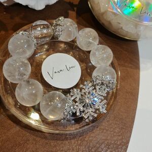 白水晶阿塞手链礼物20mm仙女手串甜美新款diy