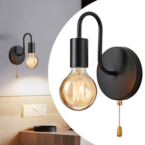 灯具客厅玻璃壁灯现代E27北欧