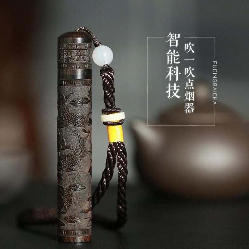 好玩的创意黑檀木火折子