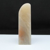 天然印石巴林石瓷白冻石印章篆刻石料