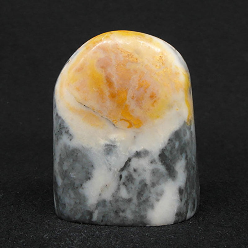 天然巴林石印章料俏色彩冻石随形印石篆刻石料