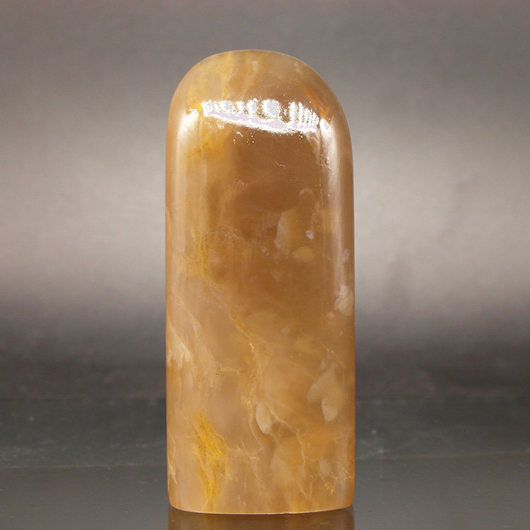 天然印石闲章料产地优质巴林石冻石随形印章篆刻石料26*12*63mm