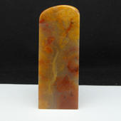 天然印石产地巴林石章料红花冻石印章篆刻石料