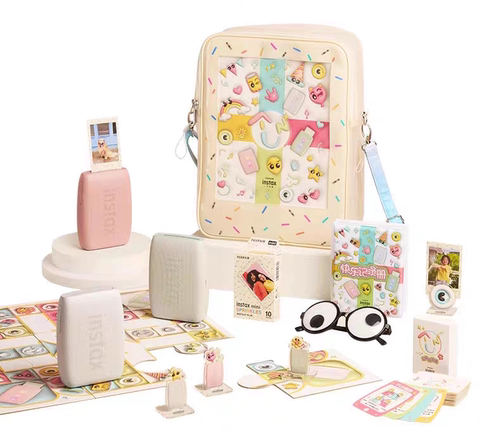 富士instax mini Link3一次成像手机照片打印机快乐升维礼盒