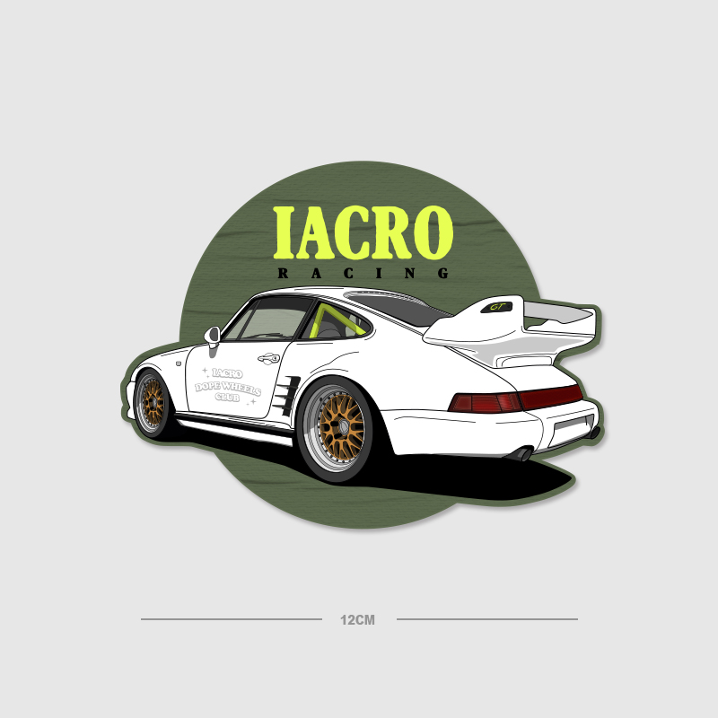 iAcroParty活动限定哑光贴纸 Sticker潮流改装车贴