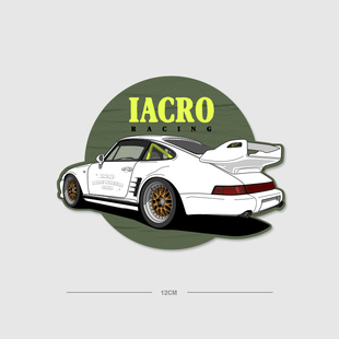 iAcroParty活动限定哑光贴纸 车贴 Sticker潮流改装